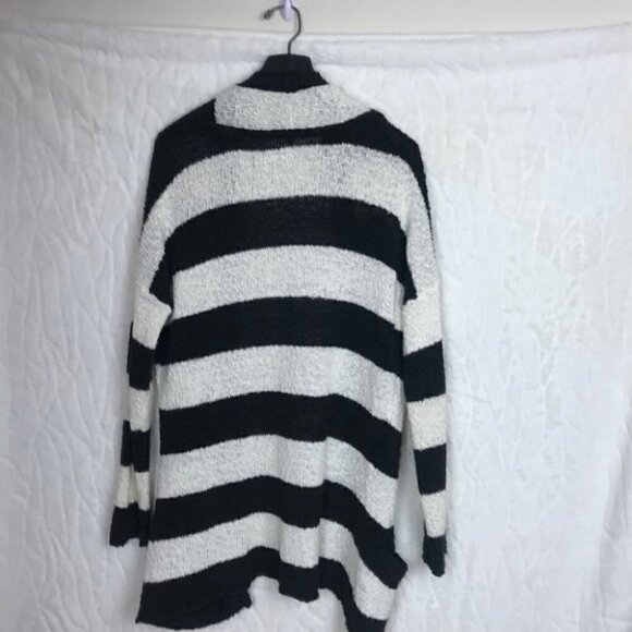 Talulah Black And White Striped Open Cardigan Size S - Picture 5 of 8